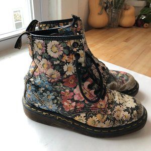 Vintage Floral Doc Martens
